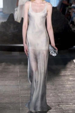 GRACE LING Ash Silk Bias Slip Dress | Maxi | Black Tie