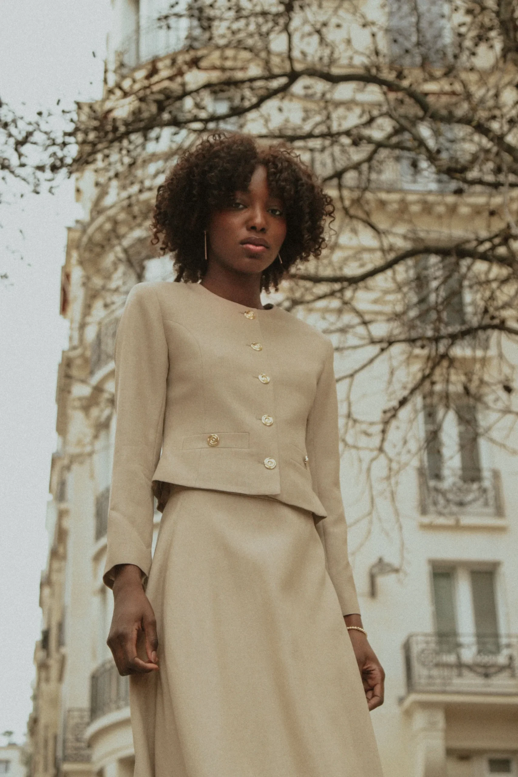BY MALENE BIRGER Aubrey Skirt in Dark Sand | Statement Sets | Skirts & Shorts