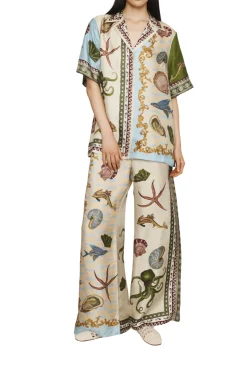 ALEMAIS Bath House Silk Pant | Pants | Statement Sets