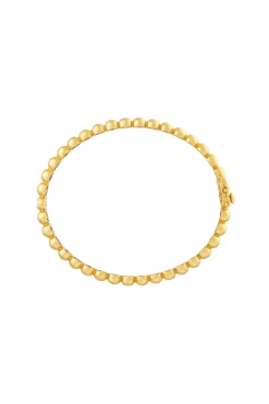 LOLA FENHIRST Beaded 18K Gold Bracelet (Satin Finish) | Bracelets | Fine Jewelry