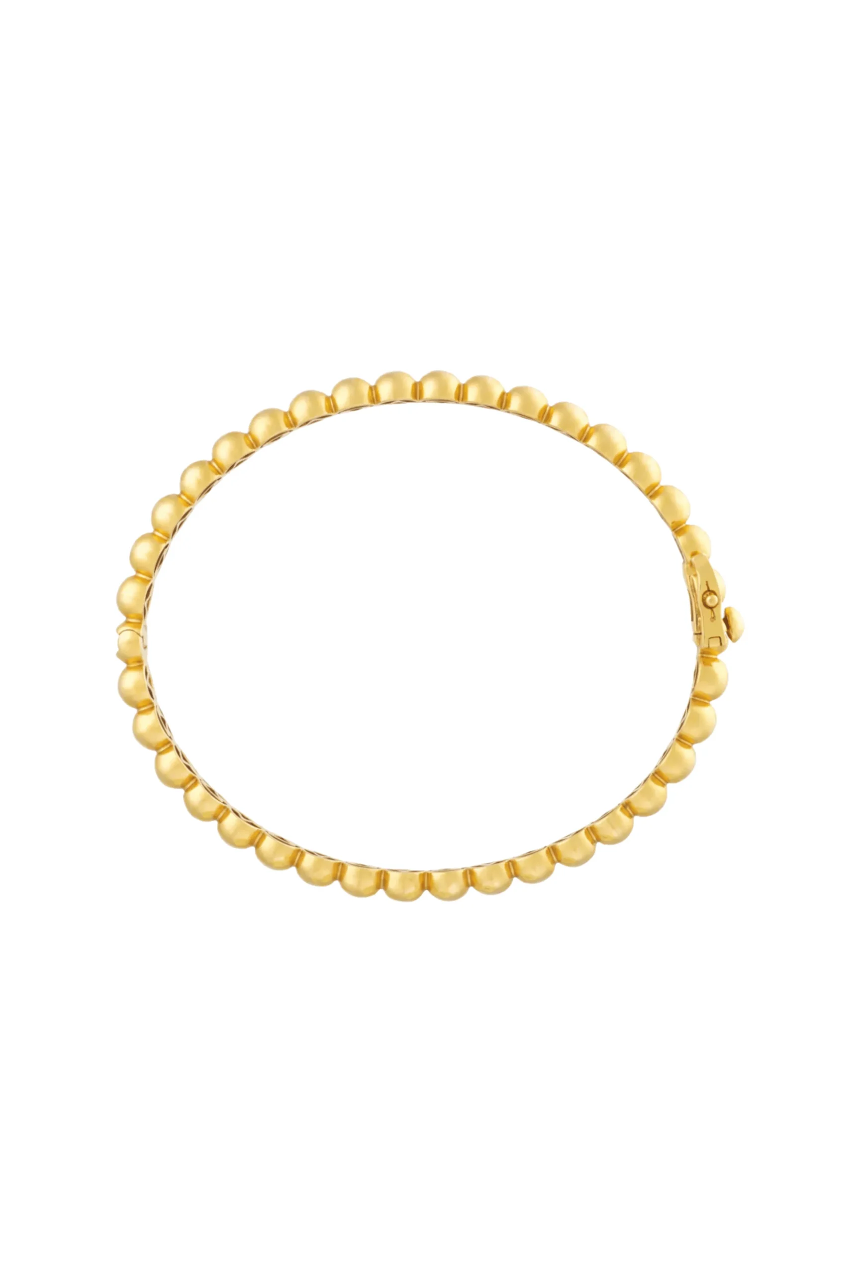 LOLA FENHIRST Beaded 18K Gold Bracelet (Satin Finish) | Bracelets | Fine Jewelry