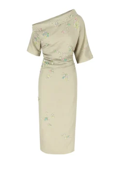 BERNADETTE Bowery Embroidered Dress | Cocktail | Midi