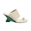 DRIES VAN NOTEN Bulle Band Pistache Mules | Sandals