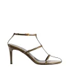KHAITE Cage Sandal in Dark Olive | Sandals