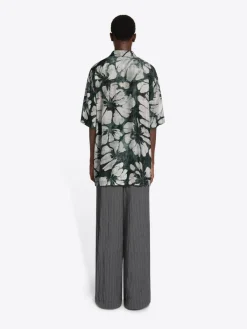 DRIES VAN NOTEN MENS Cassidye Silk short sleeve shirt | Men's Apparel