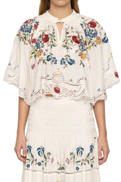 SEA NEW YORK Celia Embroidery Top | Shirts & Tops