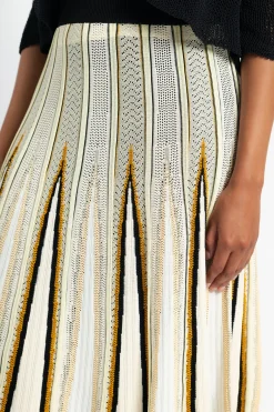 FORTE FORTE Chevron Intarsia Skirt | Skirts & Shorts