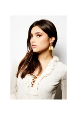 SYLVIA TOLEDANO Cheyenne Pink Jade Earrings | Earrings