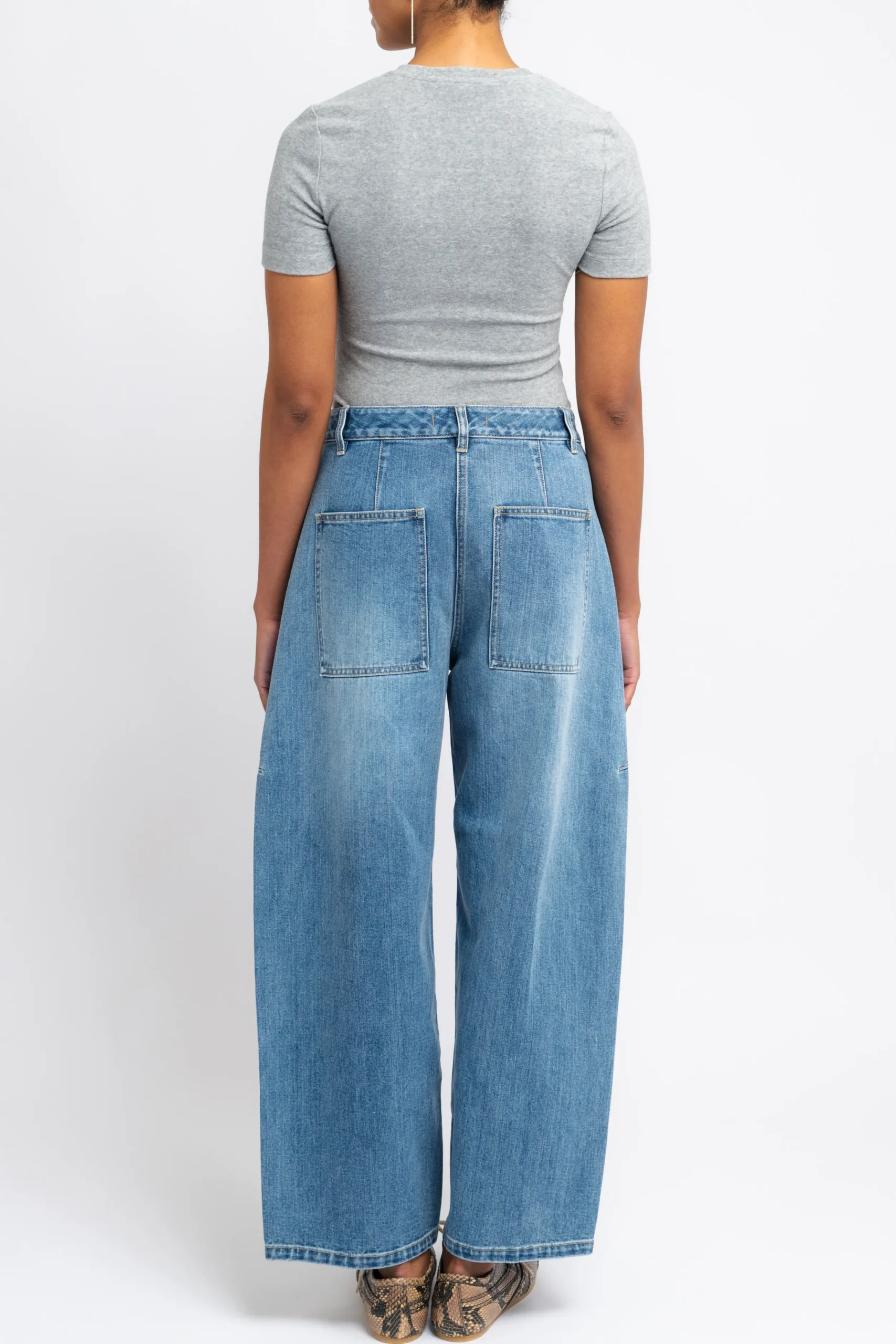 TIBI Classic Wash Denim Sid Jean | Denim
