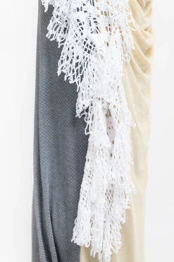DIOTIMA Constant Crochet Drape Dress | Maxi | Knits