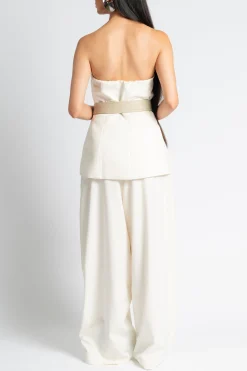 SLOAN Corset Top in Ivory | Statement Sets | Shirts & Tops