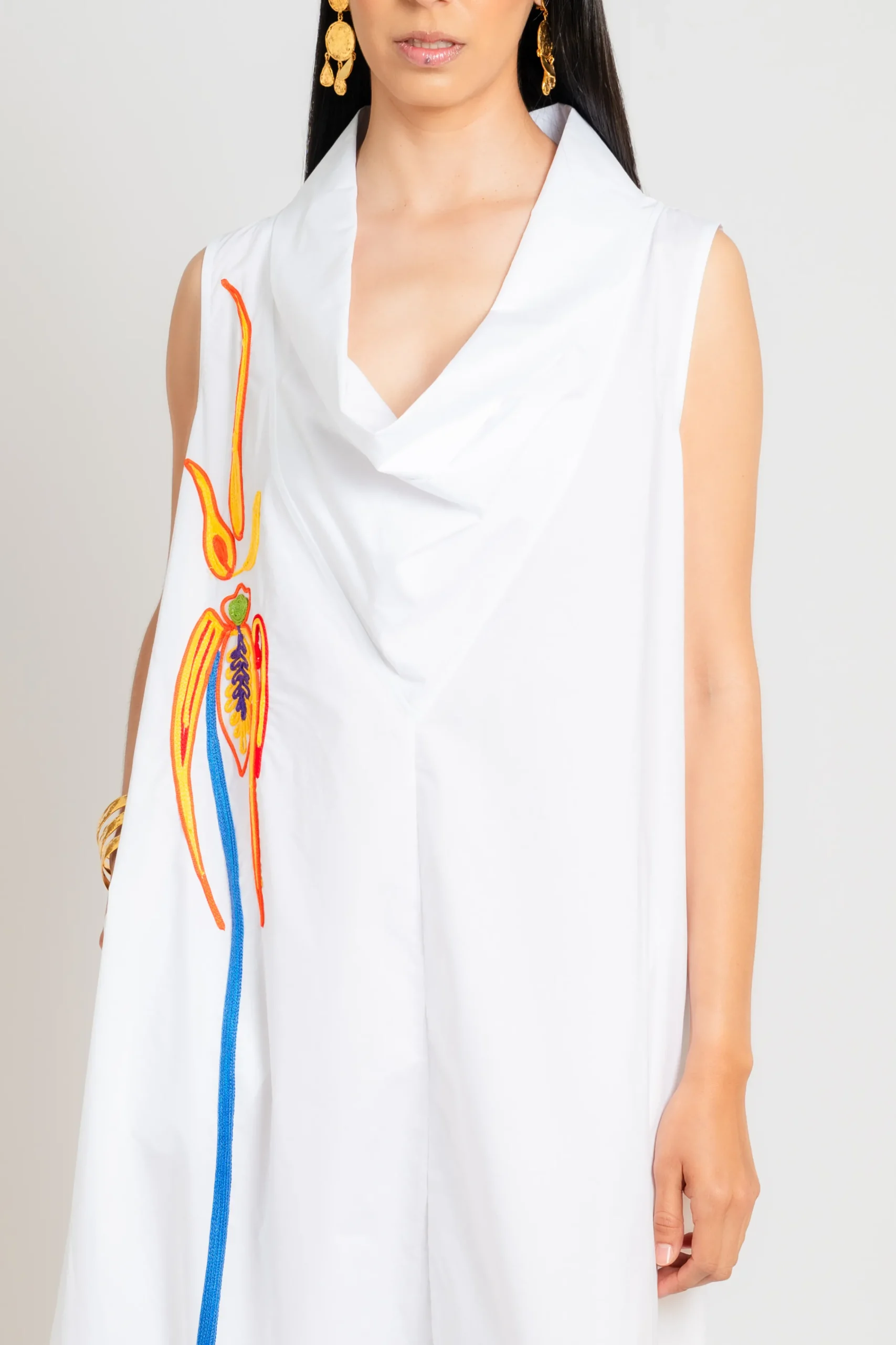 STELLA JEAN Cowl Neck Dress | Midi | Day
