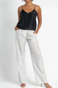 FORTE FORTE Crinkled Cotton Flared Pants | Pants