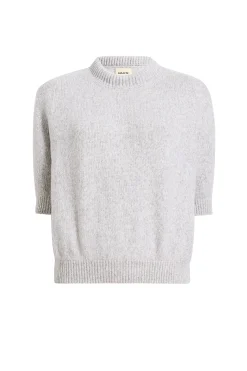 KHAITE Davin Sweater in Dove | Sweaters