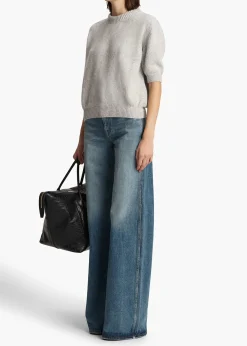 KHAITE Davin Sweater in Dove | Sweaters