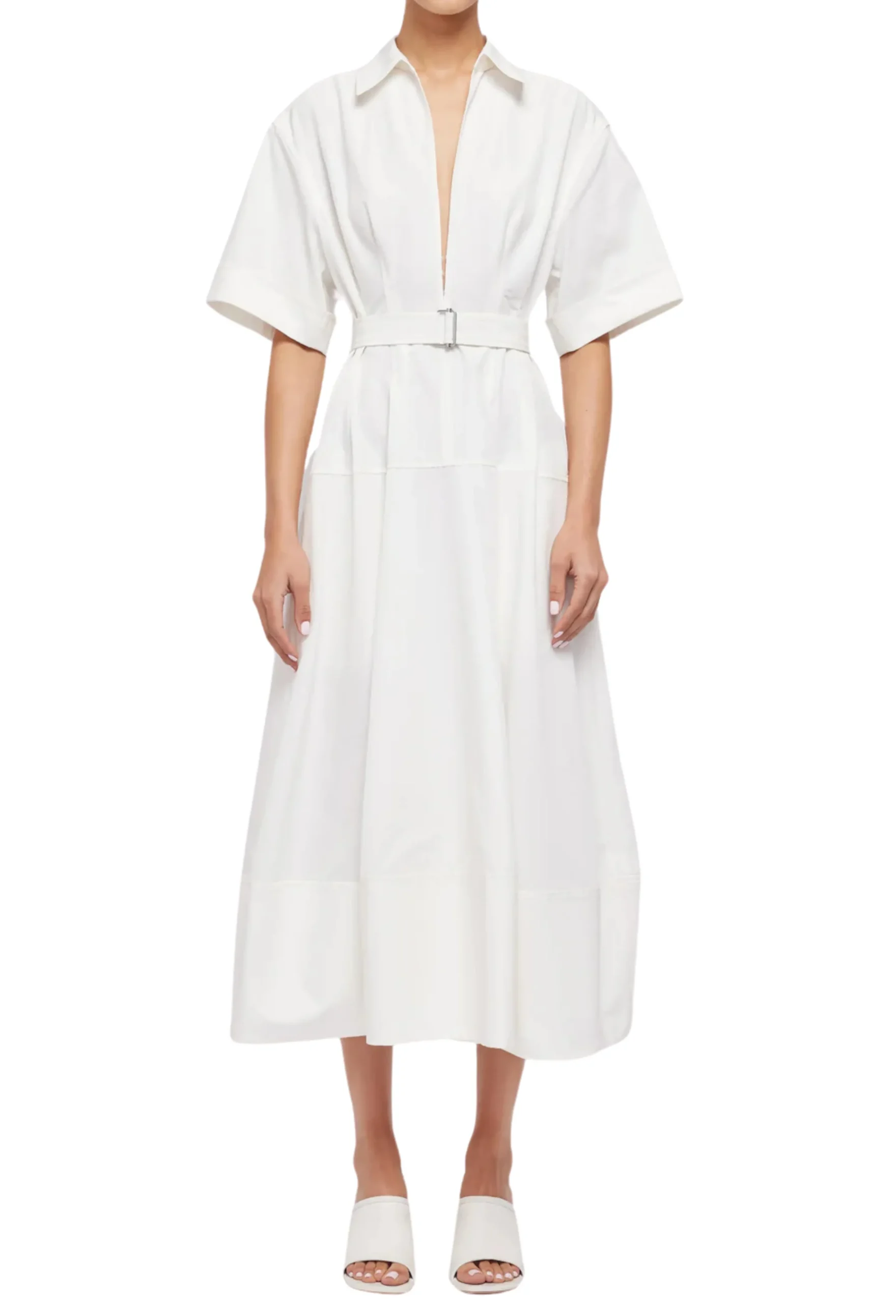SIMKHAI Deanna Belted Midi Dress | Midi | Day