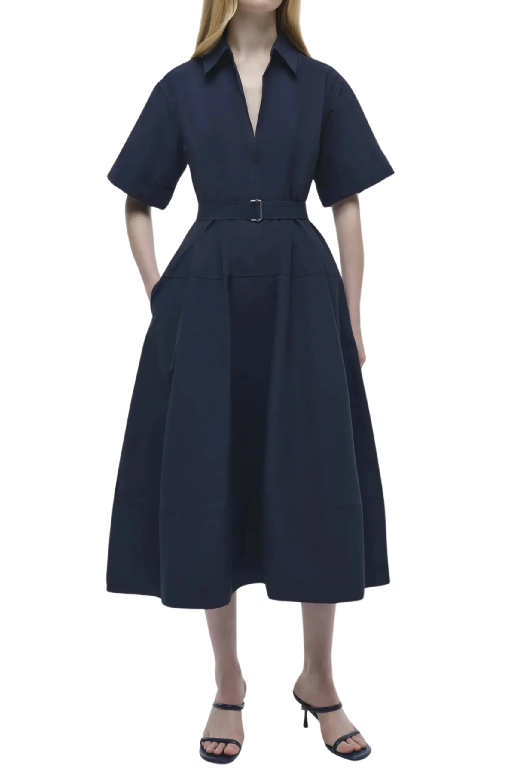 SIMKHAI Deanna Belted Midi Dress | Midi | Day