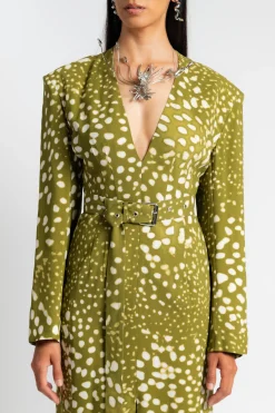 DRIES VAN NOTEN Dohana Belted Dress | Midi | Cocktail