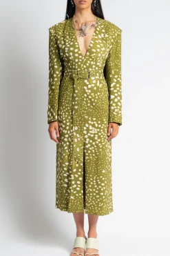 DRIES VAN NOTEN Dohana Belted Dress | Midi | Cocktail