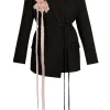 ERDEM Double Breasted Belted Blazer | Coats & Jackets