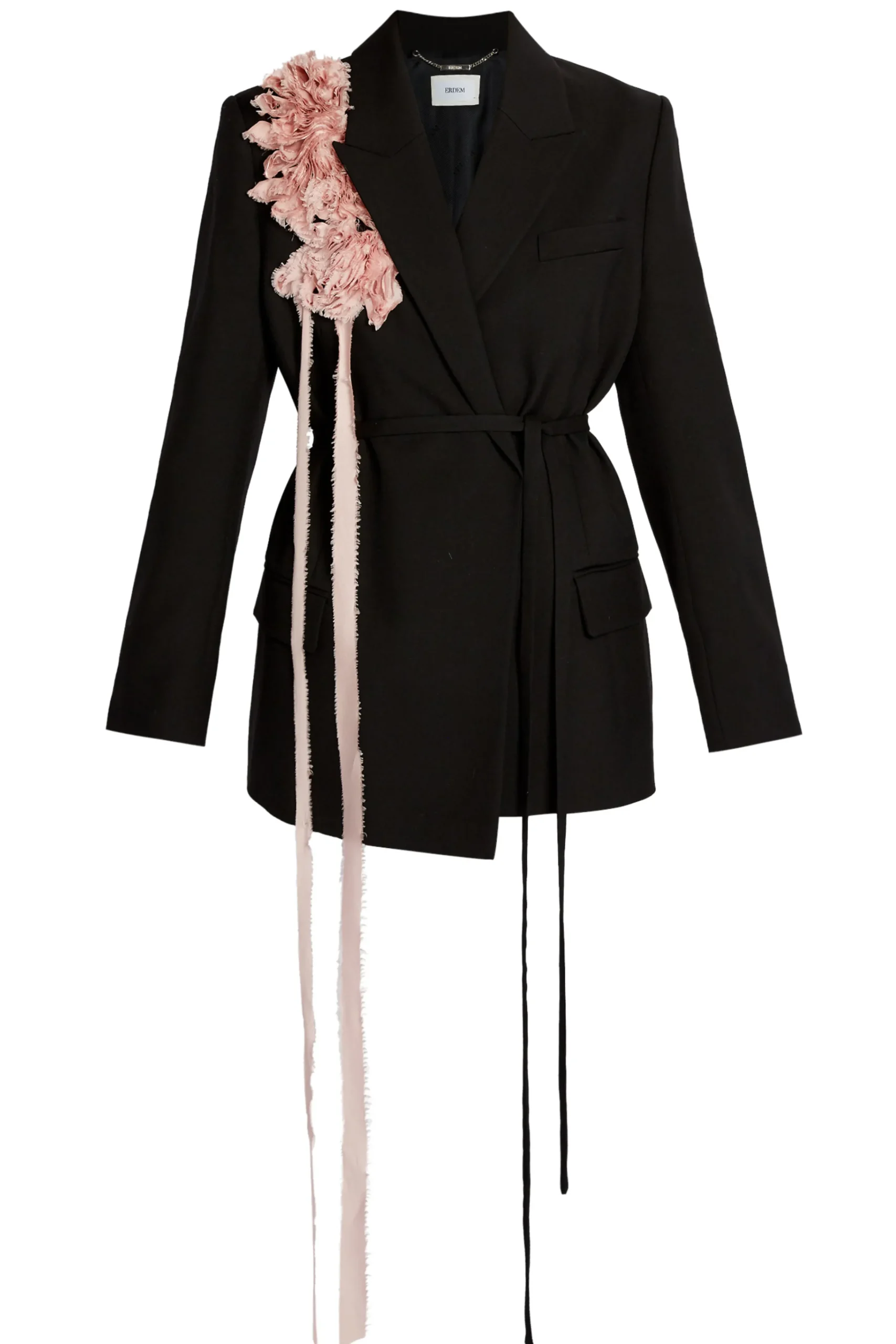 ERDEM Double Breasted Belted Blazer | Coats & Jackets