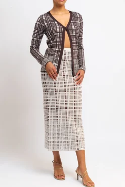 ZANKOV Elise Sequin Wool Cardigan | Sweaters | Statement Sets