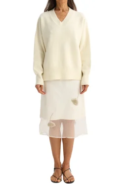 ROHE Embellished Organza Skirt | Shirts & Tops