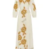 FORTE FORTE Embroidery Wool Gauze Dress | Maxi | Dresses