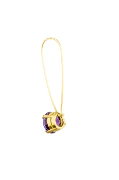LOLA FENHIRST Essential Long Drop Amethyst Earrings | Earrings | Fine Jewelry