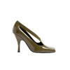 KHAITE Eva Olive Asymmetric Pump | Pumps