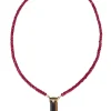 HOUSE OF HARLOW Exclusive Ruby Strand & Tiger's Eye Diamond Crown Necklace | Necklaces