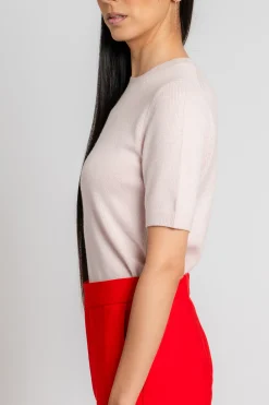 MARIA MCMANUS Fitted Polo Cardigan in | Sweaters