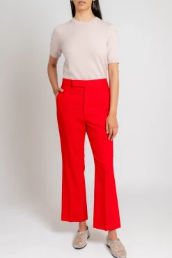 MARIA MCMANUS Fitted Polo Cardigan in | Sweaters