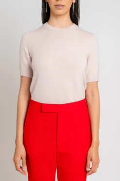 MARIA MCMANUS Fitted Polo Cardigan in | Sweaters