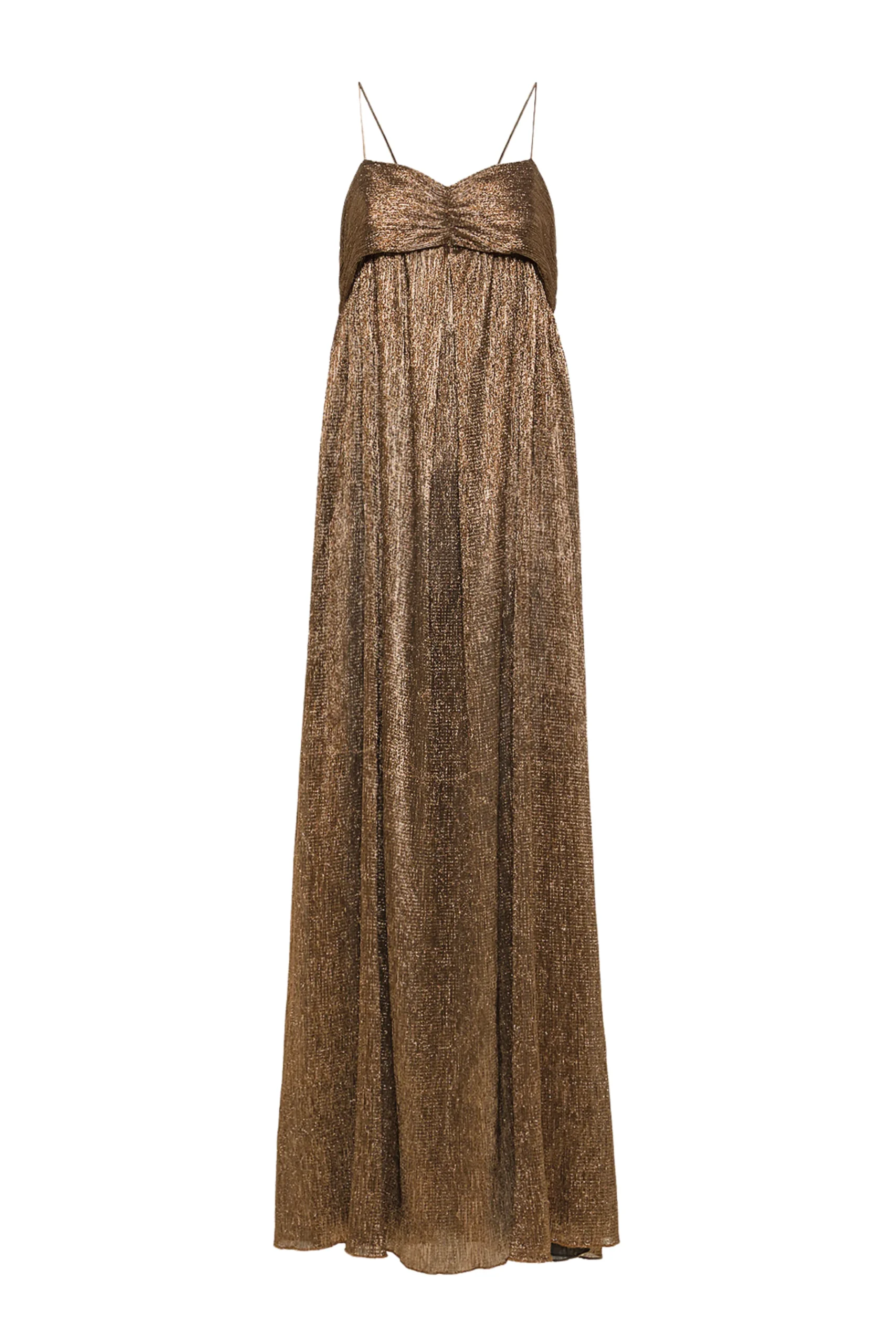 FORTE FORTE Froisse Lame Dress | Maxi | Dresses