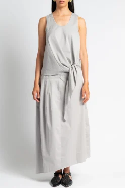 TIBI Garment Dyed Silky Cotton Asymmetrical Balloon Skirt | Statement Sets | Skirts & Shorts