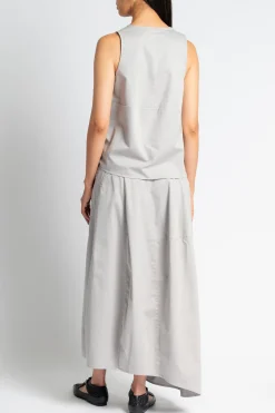 TIBI Garment Dyed Silky Cotton Asymmetrical Balloon Skirt | Statement Sets | Skirts & Shorts