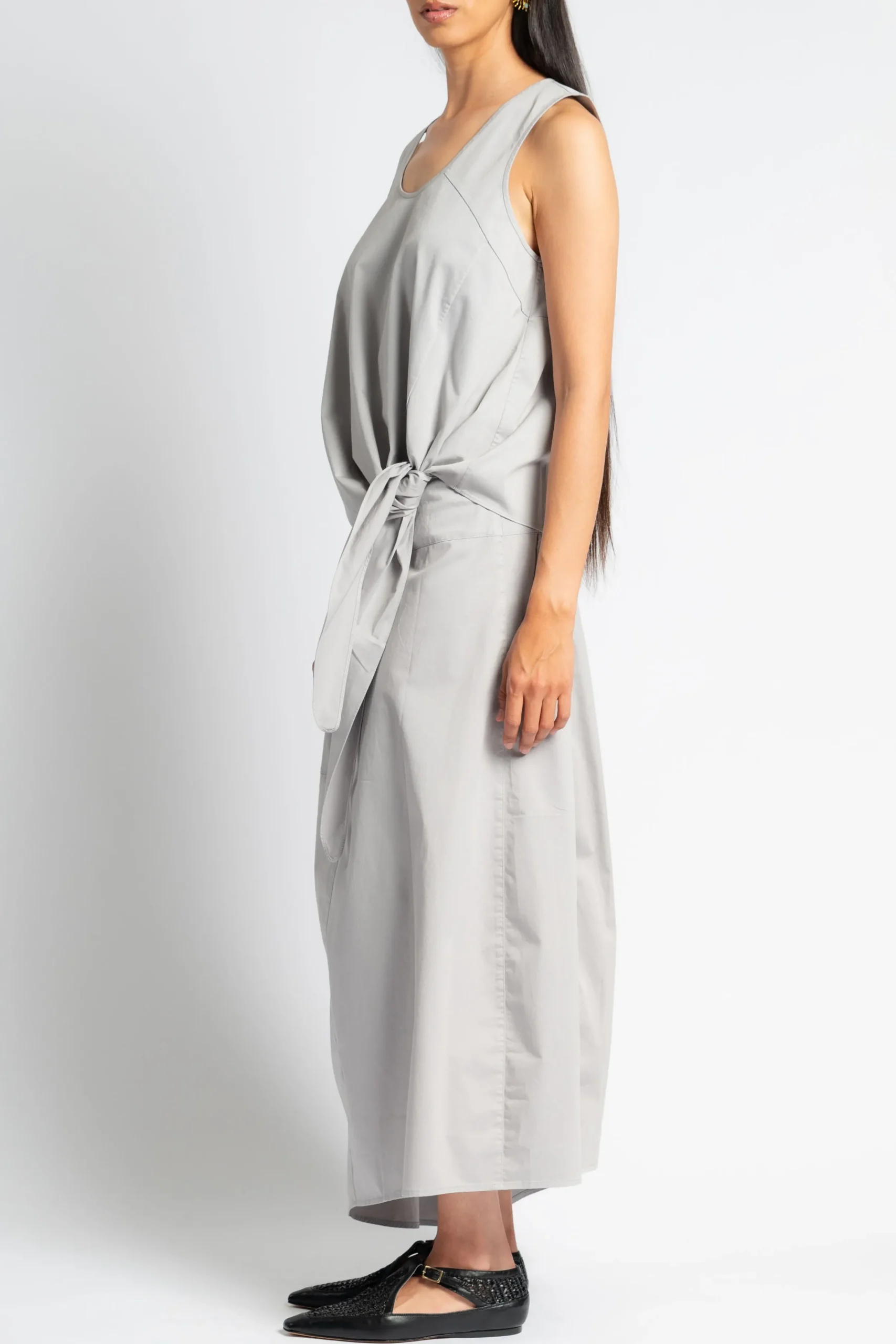 TIBI Garment Dyed Silky Cotton Asymmetrical Balloon Skirt | Statement Sets | Skirts & Shorts