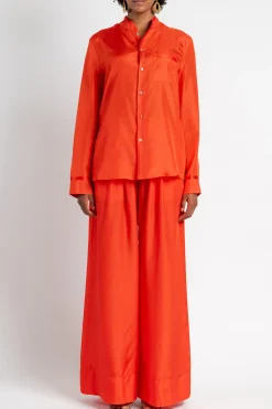 FORTE FORTE Habotai Silk Drawstring Pants | Pants | Statement Sets