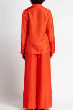 FORTE FORTE Habotai Silk Drawstring Pants | Pants | Statement Sets