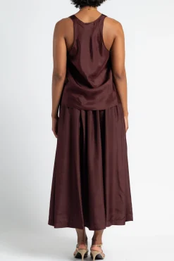 FORTE FORTE Habotai Silk Essential Skirt | Statement Sets | Skirts & Shorts