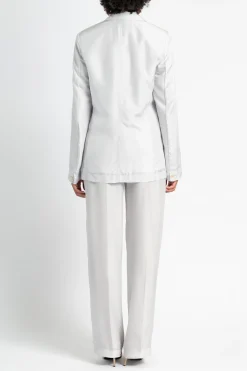 FORTE FORTE Habotai Silk Jacket With Beads | Coats & Jackets