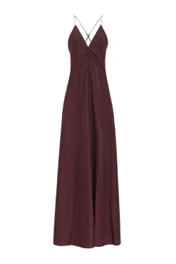 FORTE FORTE Habotai Silk Slip Dress | Maxi | Midi