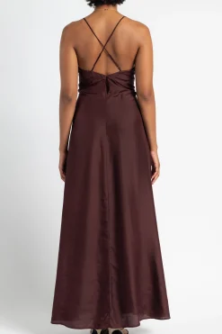 FORTE FORTE Habotai Silk Slip Dress | Maxi | Midi