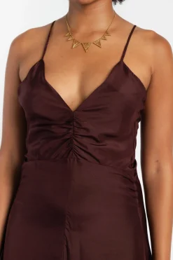 FORTE FORTE Habotai Silk Slip Dress | Maxi | Midi