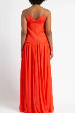 FORTE FORTE Habotai Silk Straps Dress | Maxi | Day