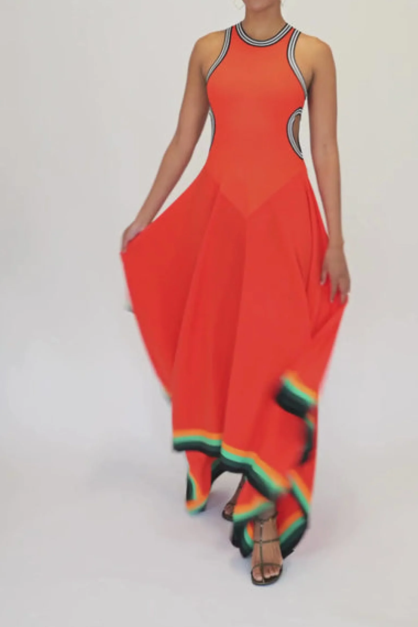 CHRISTOPHER JOHN ROGERS Hole Punch Maxi Dress | Maxi | Date Night