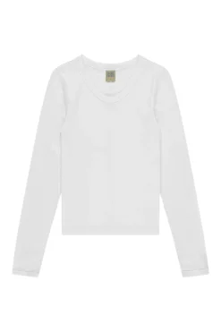 FLORE FLORE Jill Long Sleeve Tee in | Shirts & Tops