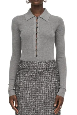 MARIA MCMANUS Kissing Placket Polo | Shirts & Tops