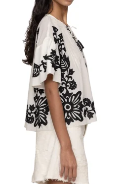 SEA NEW YORK Liliana Applique Top | Shirts & Tops